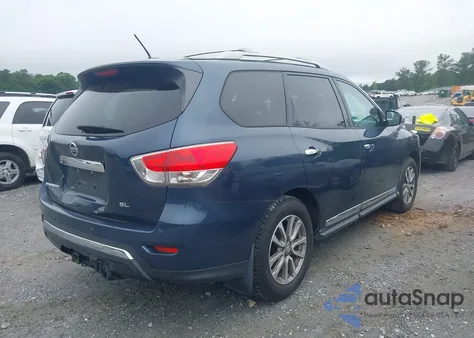 2014 Nissan Pathfinder Sl из США, поврежденный, VIN 5N1AR2MN1EC686613